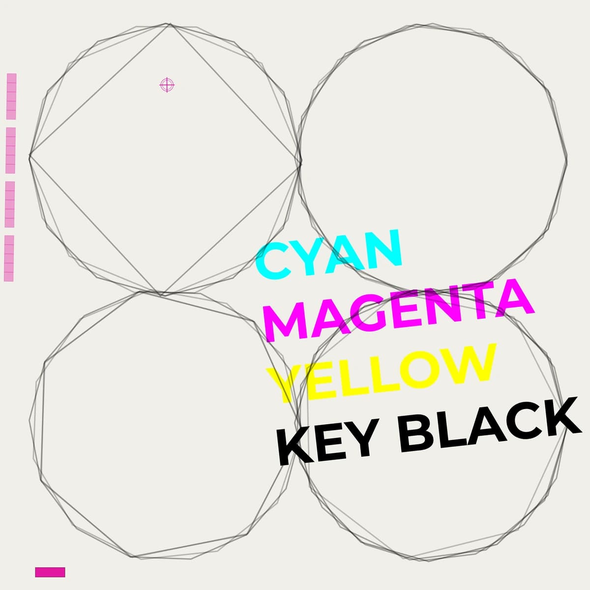 cmyk, polygon outlines under the process type slug: CYAN MAGENTA YELLOW KEY BLACK
